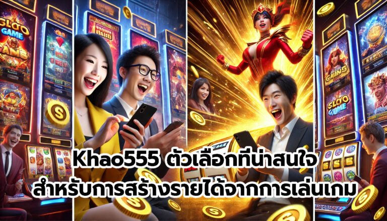 Khao555 ตัวเลือกที่น่าสนใจสำหรับการสร้างรายได้จากการเล่นเกม-6