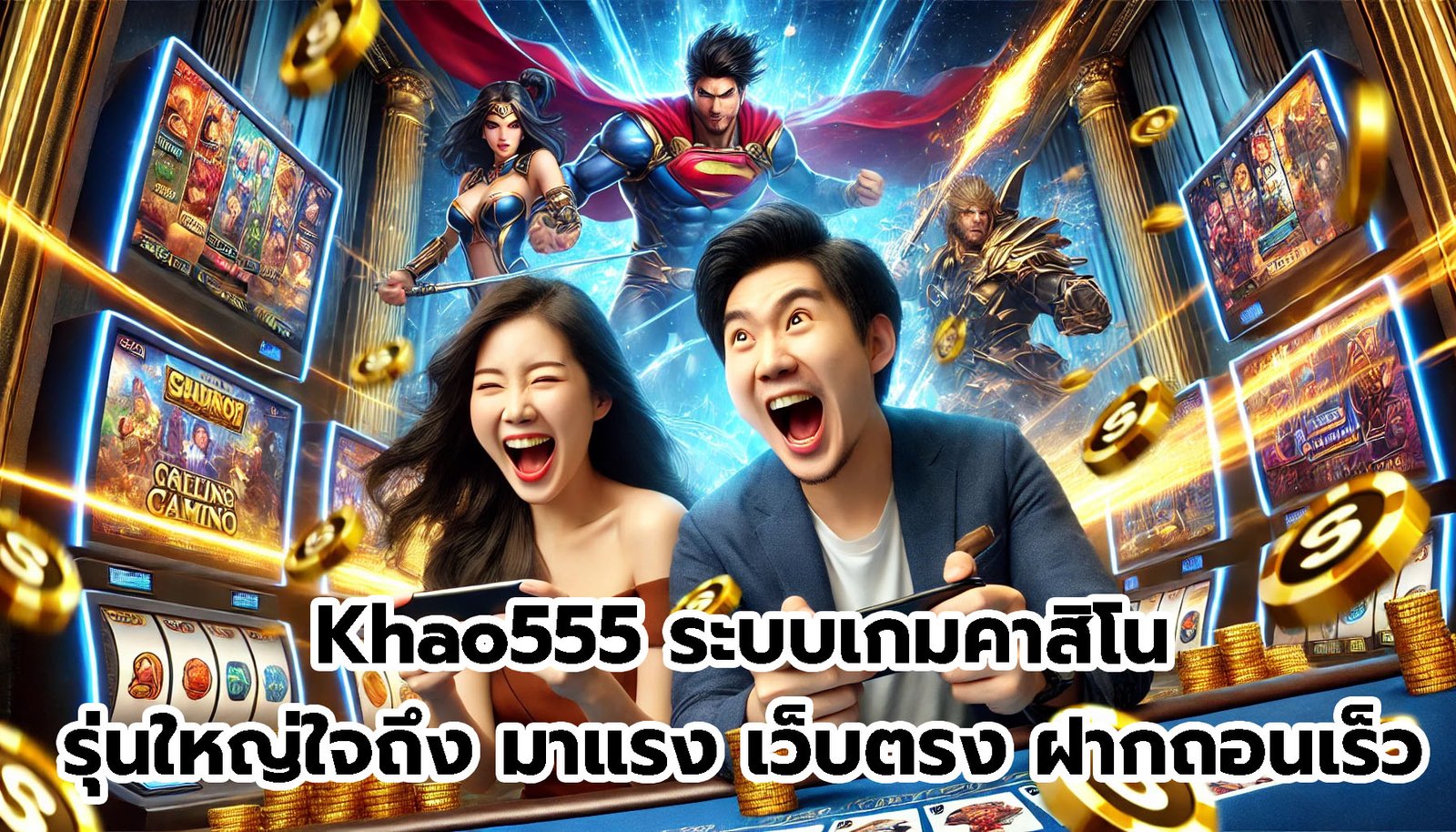 Khao555 ระบบเกมคาสิโน รุ่นใหญ่ใจถึง มาแรง เว็บตรง ฝากถอนเร็ว-1