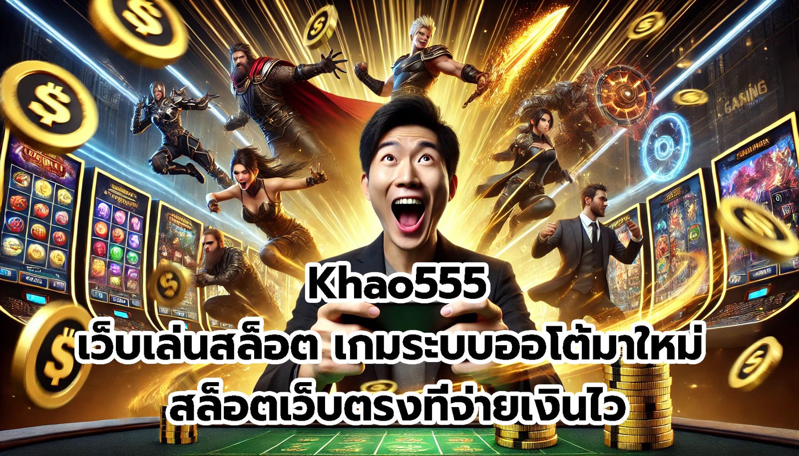 Khao555 เว็บเล่นสล็อต เกมระบบออโต้ มาใหม่ กับสล็อตเว็บตรงที่จ่ายเงินไว-5